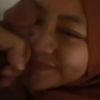 Crot Dimuka Jilbab Tembem